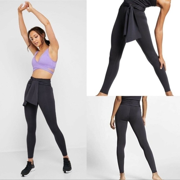 Nike Power Studio Yoga Wrap Tights black XL - Picture 1 of 5